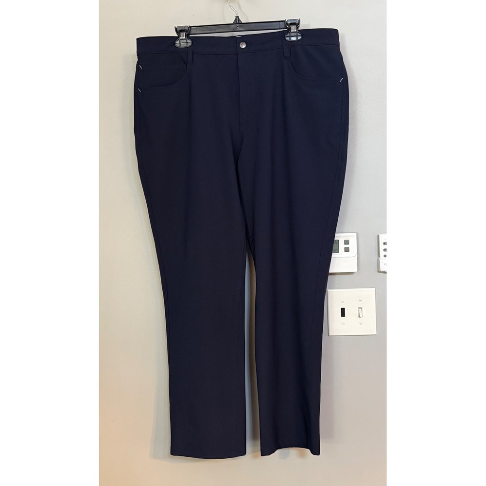 FootJoy Golf Pants Men 38x30 Navy Blue Athletic Fit Stretch Performance 6054